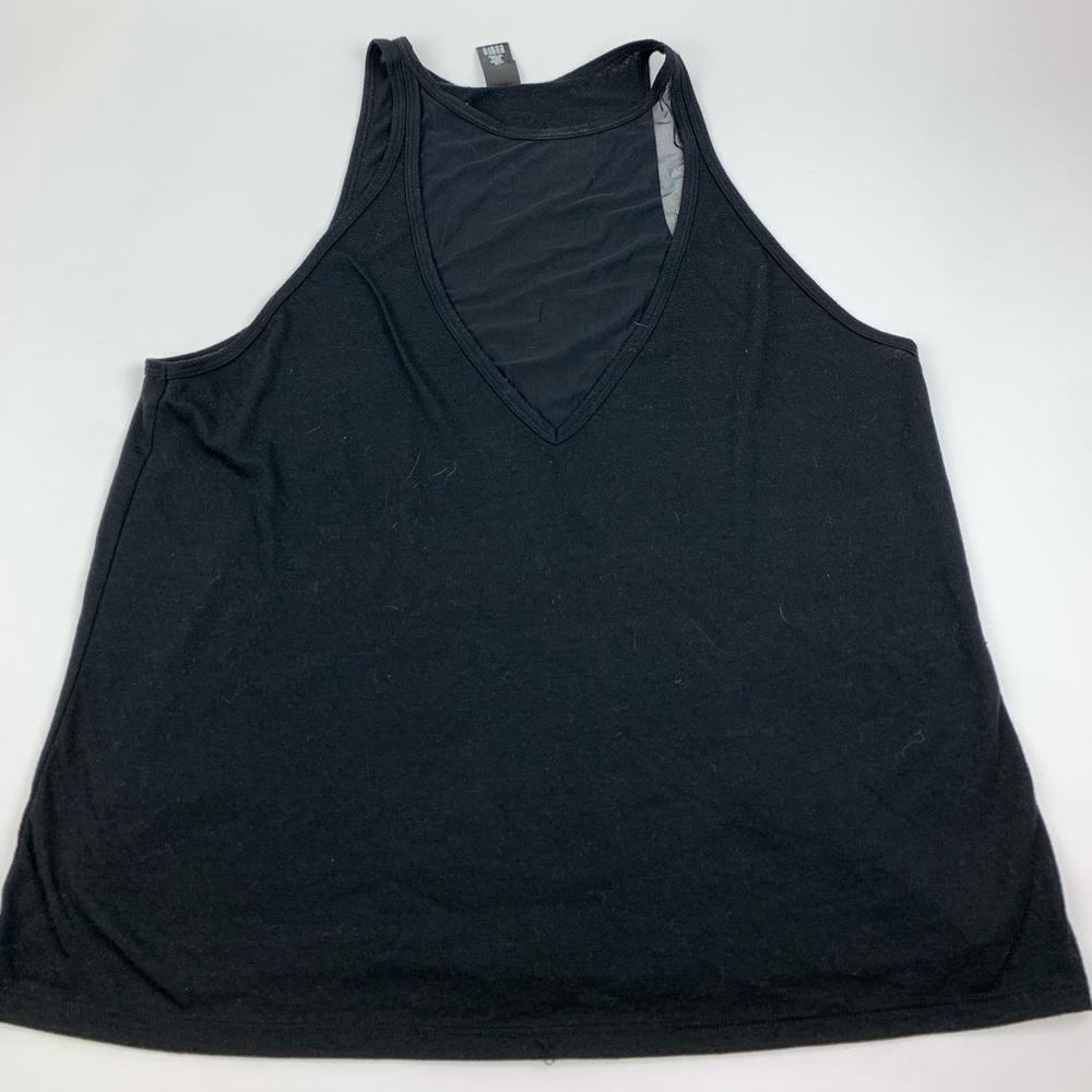 Victoria Secret Sport Flowy Tank Sheer Neckline